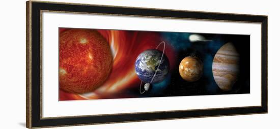 Sun and Planets-null-Framed Photographic Print