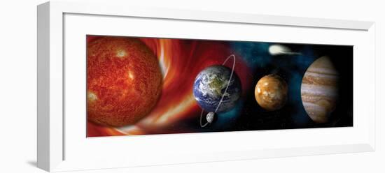 Sun and Planets-null-Framed Photographic Print