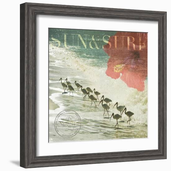 Sun and Surf-Donna Geissler-Framed Giclee Print