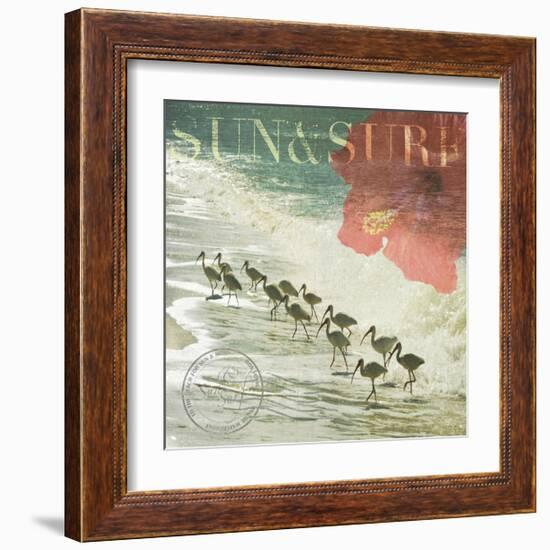 Sun and Surf-Donna Geissler-Framed Giclee Print