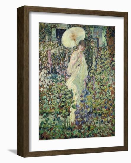 Sun and Wind-Frederick Carl Frieseke-Framed Giclee Print