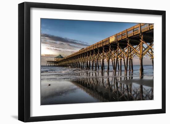 Sun Bath on Folly Beach-Danny Head-Framed Premium Giclee Print