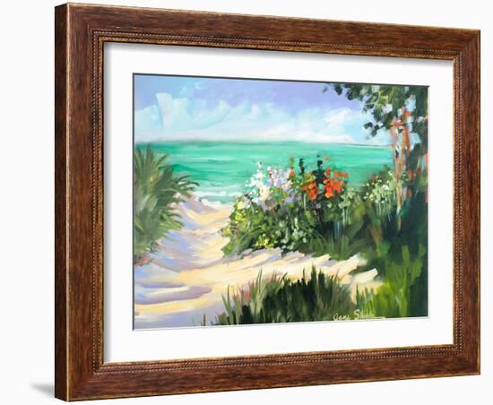 Sun Beach Dunes-Jane Slivka-Framed Art Print