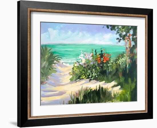 Sun Beach Dunes-Jane Slivka-Framed Art Print