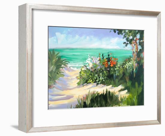 Sun Beach Dunes-Jane Slivka-Framed Premium Giclee Print