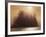 Sun Beams Breaking through Fog over Sea Stack-James Randklev-Framed Photographic Print