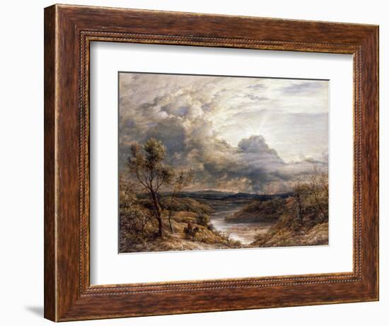 Sun Behind Clouds, 1874-John Linnell-Framed Giclee Print