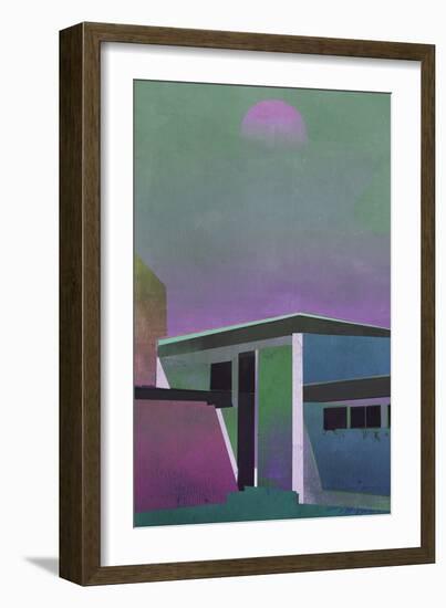 Sun Bleach Avenue-David McConochie-Framed Giclee Print