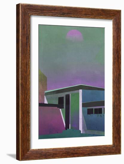 Sun Bleach Avenue-David McConochie-Framed Giclee Print