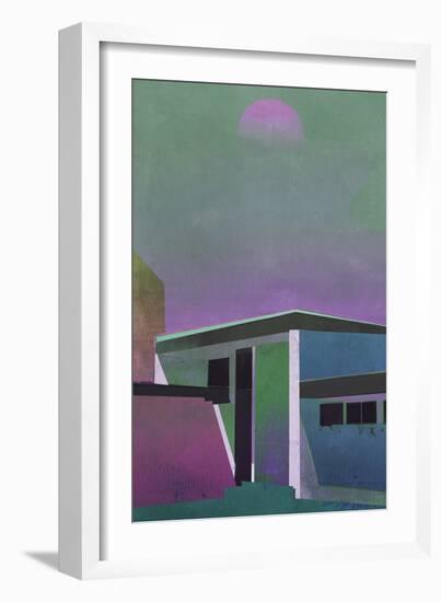 Sun Bleach Avenue-David McConochie-Framed Giclee Print