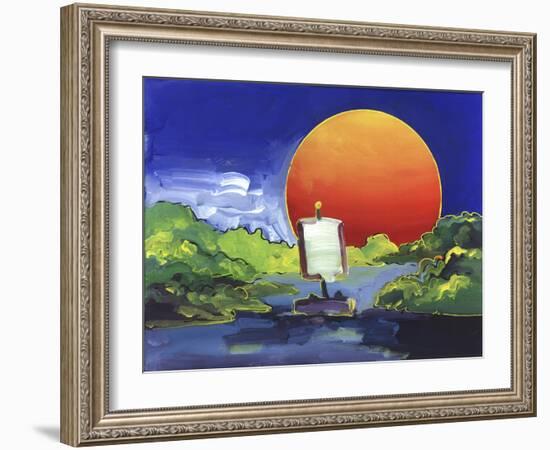 Sun Boat-Howie Green-Framed Giclee Print