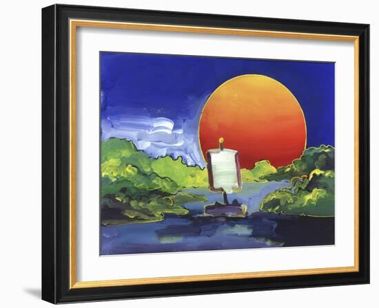 Sun Boat-Howie Green-Framed Giclee Print