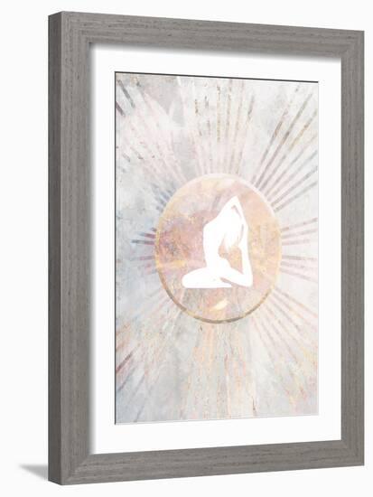 Sun Boho Yoga Marble 2-Sarah Manovski-Framed Giclee Print