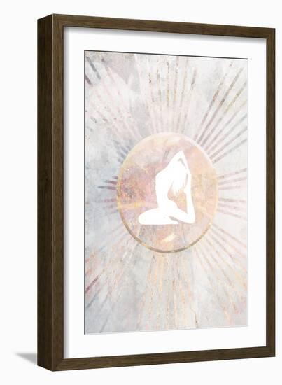 Sun Boho Yoga Marble 2-Sarah Manovski-Framed Giclee Print