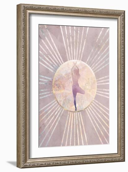 Sun Boho Yoga Pink 4-Sarah Manovski-Framed Giclee Print