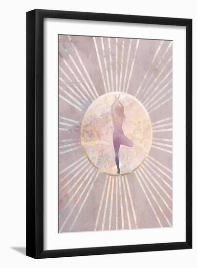 Sun Boho Yoga Pink 4-Sarah Manovski-Framed Giclee Print