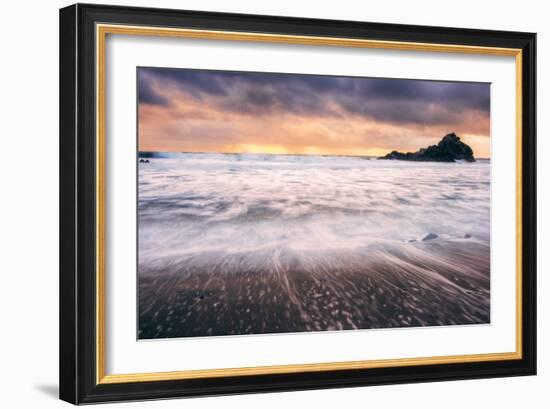 Sun Break Seascape at Pfeiffer Beach Big Sur California Coast-Vincent James-Framed Photographic Print