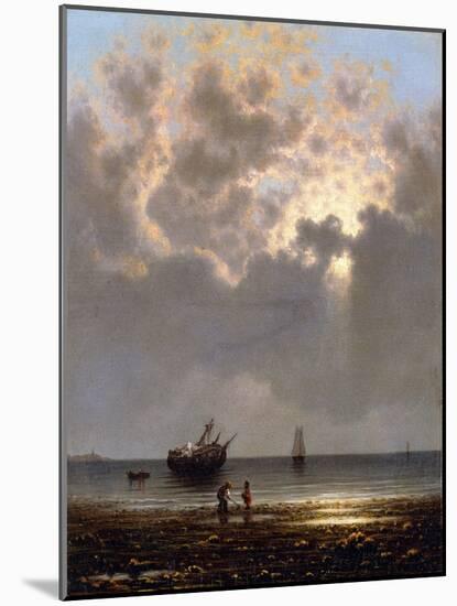 Sun Breaking Through the Clouds-Martin Johnson Heade-Mounted Giclee Print