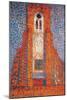 Sun, Church in Zeeland; Zoutelande Church Facade-Piet Mondrian-Mounted Giclee Print