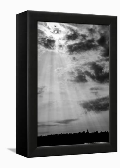 Sun Coming Through the Clouds-null-Framed Stretched Canvas