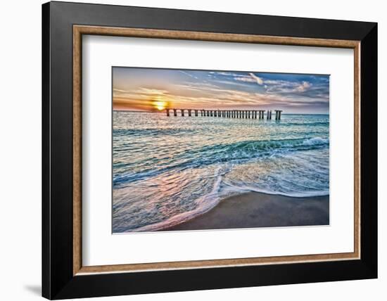 Sun Down-Mary Lou Johnson-Framed Art Print