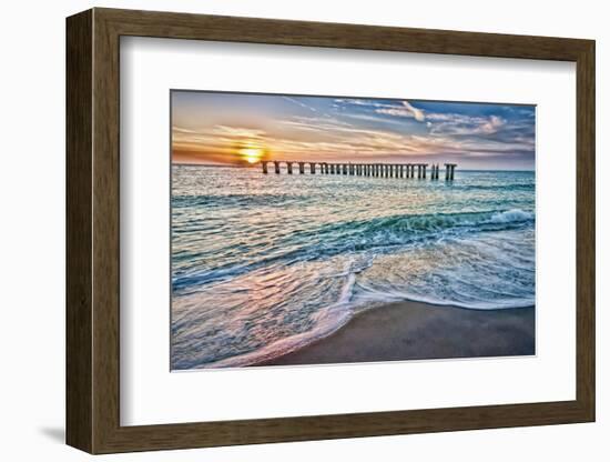 Sun Down-Mary Lou Johnson-Framed Art Print