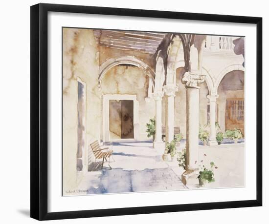 Sun-Drenched Cloisters-Richard Akerman-Framed Premium Giclee Print