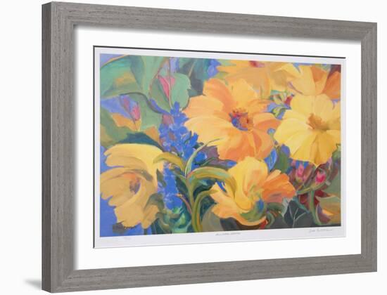 Sun Filled Flowers-Zora Buchanan-Framed Collectable Print