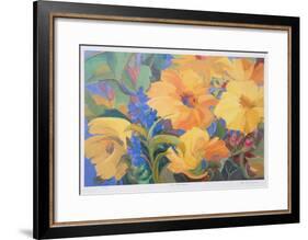 Sun Filled Flowers-Zora Buchanan-Framed Collectable Print