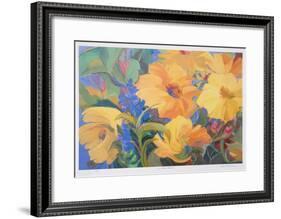 Sun Filled Flowers-Zora Buchanan-Framed Collectable Print