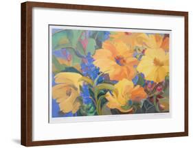 Sun Filled Flowers-Zora Buchanan-Framed Collectable Print