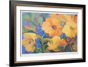Sun Filled Flowers-Zora Buchanan-Framed Collectable Print