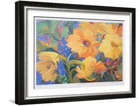 Sun Filled Flowers-Zora Buchanan-Framed Collectable Print