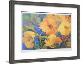 Sun Filled Flowers-Zora Buchanan-Framed Collectable Print