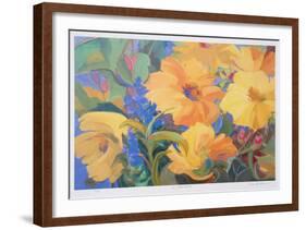 Sun Filled Flowers-Zora Buchanan-Framed Collectable Print