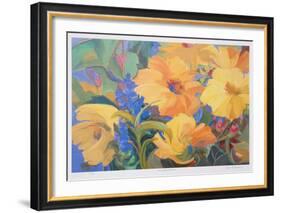 Sun Filled Flowers-Zora Buchanan-Framed Collectable Print