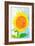 Sun Flower-Rabi Khan-Framed Art Print