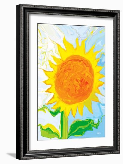 Sun Flower-Rabi Khan-Framed Art Print