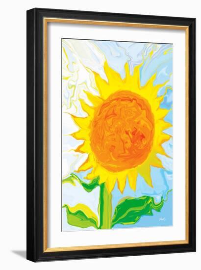 Sun Flower-Rabi Khan-Framed Art Print