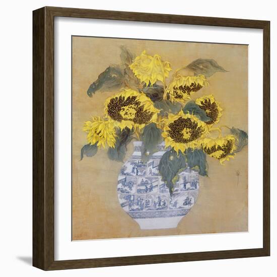 Sun Flowers-Cai Xiaoli-Framed Giclee Print