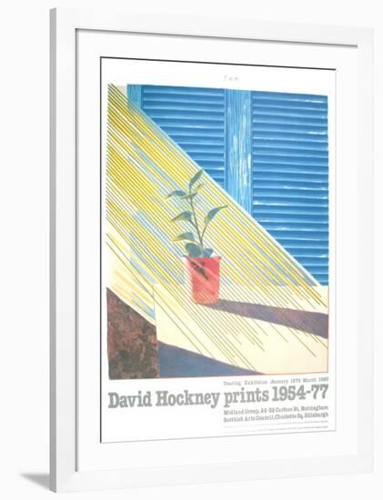 Sun from the Weather Series-David Hockney-Framed Art Print