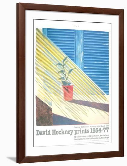 Sun from the Weather Series-David Hockney-Framed Art Print