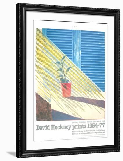 Sun from the Weather Series-David Hockney-Framed Art Print