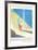 Sun from the Weather Series-David Hockney-Framed Art Print