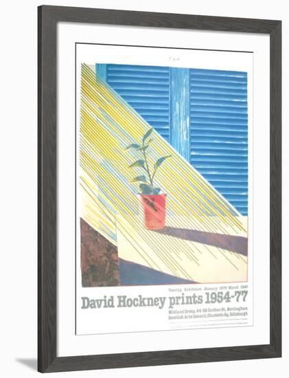 Sun from the Weather Series-David Hockney-Framed Art Print