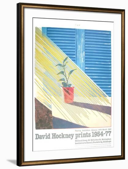 Sun from the Weather Series-David Hockney-Framed Art Print