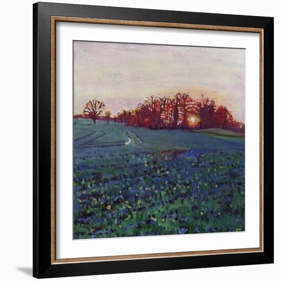 Sun Greets the Earth, 2012-Helen White-Framed Giclee Print