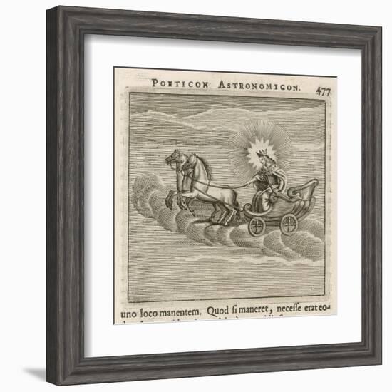 Sun in Chariot, 1681-Gaius Julius Hyginus-Framed Art Print
