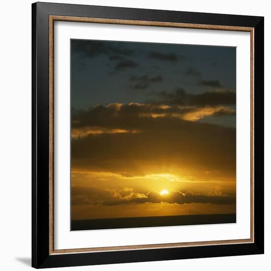 Sun in Cloudy Sky-Micha Pawlitzki-Framed Photographic Print