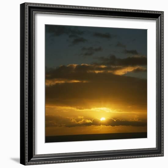 Sun in Cloudy Sky-Micha Pawlitzki-Framed Photographic Print